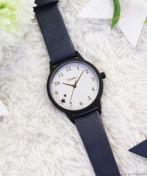 nattito(ナティート)/【メーカー直営店】腕時計 レディース 革ベルト シンプル 星柄 ホシソン FSC154/ネイビー