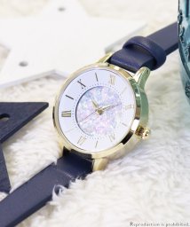 nattito(ナティート)/【メーカー直営店】腕時計 レディース 革ベルト クラッシュラメ ミーユ フィールドワーク GY010/ネイビー