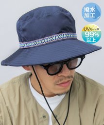 AMS SELECT/HIDETRADING PRODUCT / 撥水 UVカット チロリアンテープ アドベンチャーハット / サファリハット / あご紐付/502999560