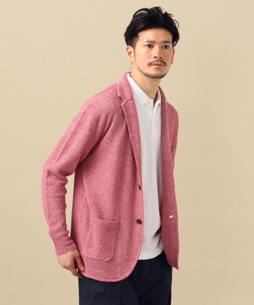 セール Sc フレンチリネン 鹿の子 ニット ジャケット シップス メン Ships Men Magaseek
