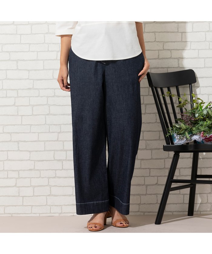 ライトオンスデニム ワイドパンツ 503000075 ピサーノ Pisano