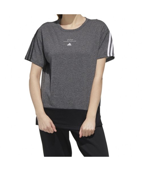 セール アディダス Adidas レディース 半袖機能tシャツ W Mh 3s Loose Tシャツ Fm5158 アディダス Adidas Magaseek