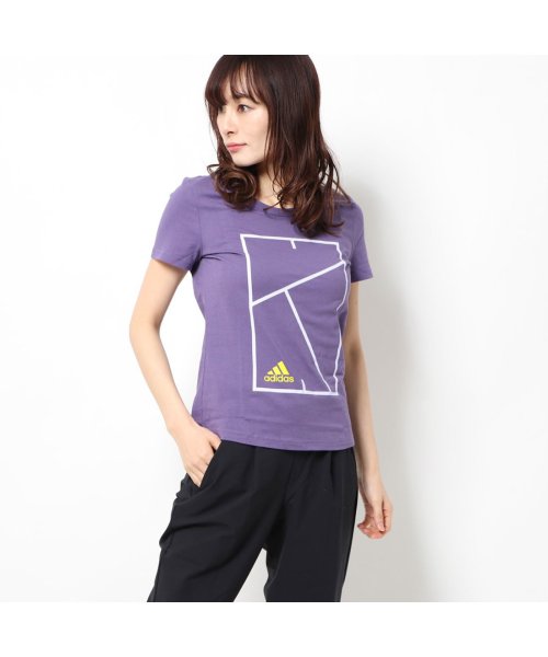 アディダス Adidas レディース テニス 半袖tシャツ Courtteew Fm4425 アディダス Adidas Magaseek