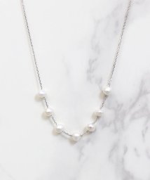 ninon(ニノン)/【4種展開】【silver925】パールアズキチェーンネックレス/シルバー