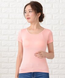 Lace Ladies/カップ付き半袖Tシャツ トップスインナー/502942043