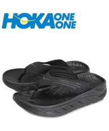 HOKA ONE ONE/HOKA ONEONE ホカオネオネ サンダル リカバリー メンズ 厚底 ORA RECOVERY FLIP ブラック 黒 1099675/503003155