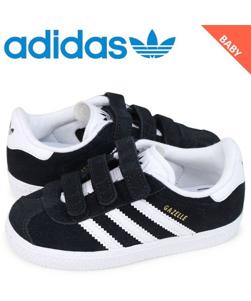 アディダス オリジナルス Adidas Originals ガゼル スニーカー ベビー ガッツレー ベルクロ Gazelle Cf I ブラック Cg3139 アディダス Adidas Magaseek