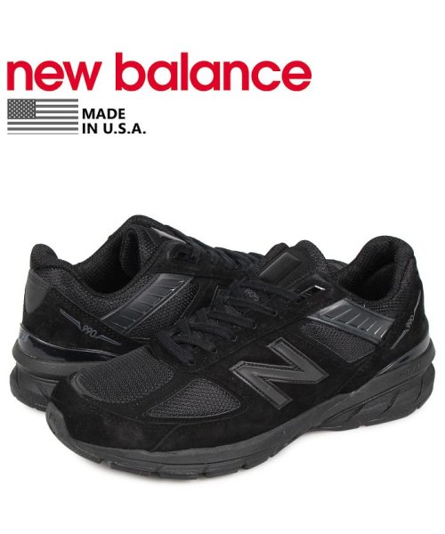 new balance(ニューバランス)/ニューバランス new balance 990 スニーカー メンズ Dワイズ MADE IN USA ブラック 黒 M990BB5 [予約 1/28 追加入荷予/その他