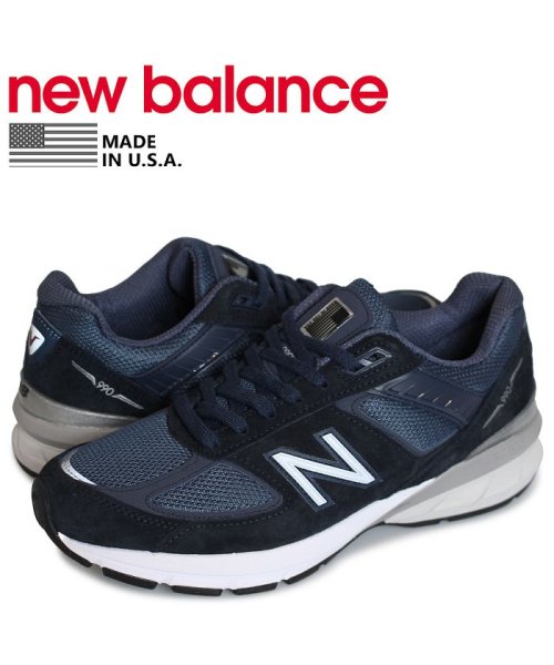 ニューバランス New Balance 990 スニーカー メンズ Dワイズ Made In Usa ネイビー M990nv5 予約 1 28 追加入荷予定 ニューバランス Newbalance Magaseek