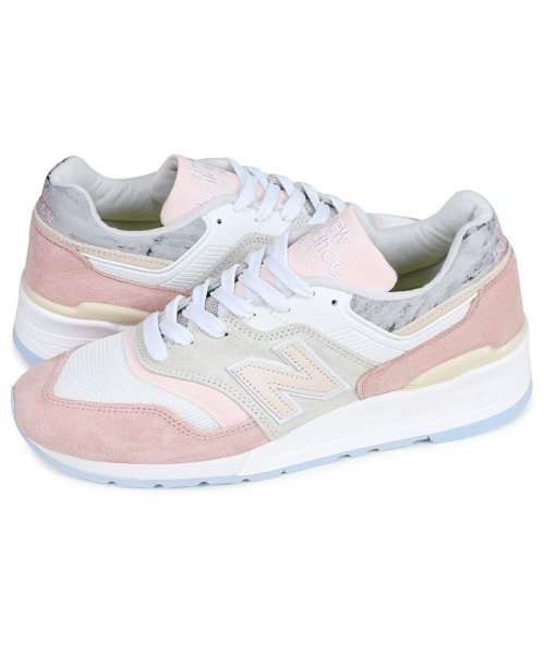 ニューバランス New Balance 997 スニーカー メンズ Dワイズ Made In Usa ピンク M997lbh ニューバランス Newbalance Magaseek