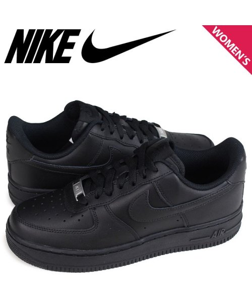 クーポン開催中 Nike Wmns Air Force 1 07 ナイキ エアフォース1 スニーカー レディース ブラック 黒 038 1 17 再入荷 ナイキ Nike Magaseek