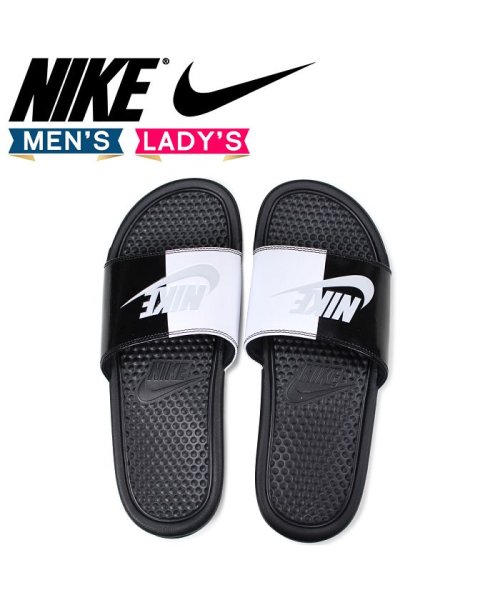 Nike Benassi Just Do It ナイキ ベナッシ サンダル メンズ レディース ブラック 3430 015 ナイキ Nike Magaseek