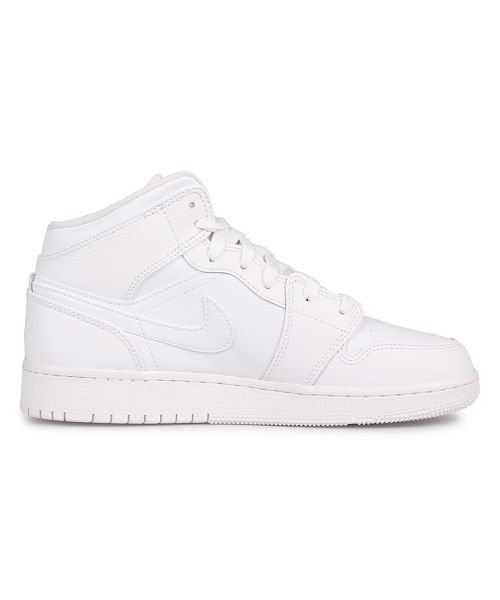 クーポン開催中 Nike Air Jordan 1 Mid Gs ナイキ エアジョーダン1 スニーカー レディース ホワイト 白 126 1 10 新入荷 ナイキ Nike Magaseek