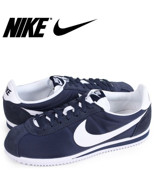 クーポン開催中 Nike Classic Cortez Nylon ナイキ コルテッツ クラシック スニーカー メンズ ネイビー 410 ナイキ Nike Magaseek
