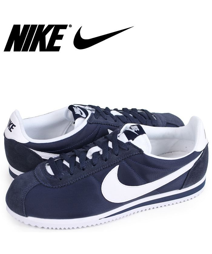 Nike Classic Cortez Nylon ナイキ コルテッツ クラシック スニーカー メンズ ネイビー 410 ナイキ Nike Magaseek