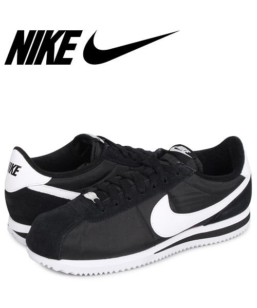 Nike Cortez Basic Nylon ナイキ コルテッツ クラシック スニーカー メンズ ブラック 黒 8197 011 1 10 新入荷 ナイキ Nike Magaseek