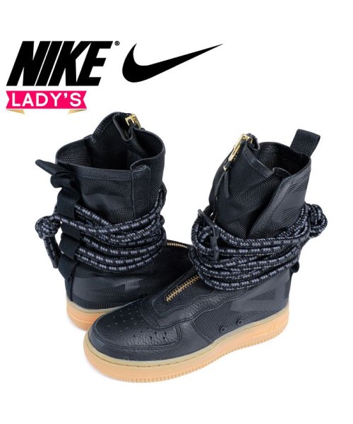 NIKE(ナイキ)/NIKE SPECIAL FIELD ARE FORCE 1 HI ナイキ エアフォース1 レディース スニーカー ブラック AA3965－001/その他