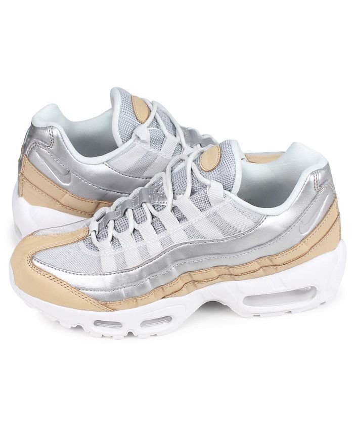 Nike Wmns Air Max 95 Se ナイキ エアマックス95 スニーカー メンズ レディース シルバー Ah8697 002 ナイキ Nike Magaseek