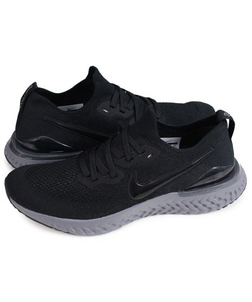 Nike Epic React Flyknit 2 ナイキ エピック リアクト フライニット 2 スニーカー メンズ ブラック Bq28 001 ナイキ Nike Magaseek