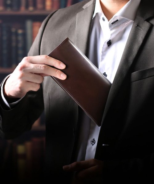 [doob London]コードバンレザー長財布二つ折り 馬革