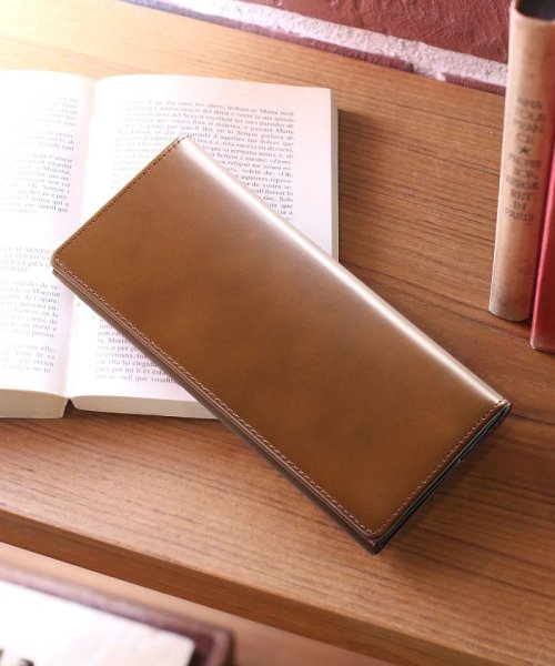[doob London]コードバンレザー長財布二つ折り 馬革
