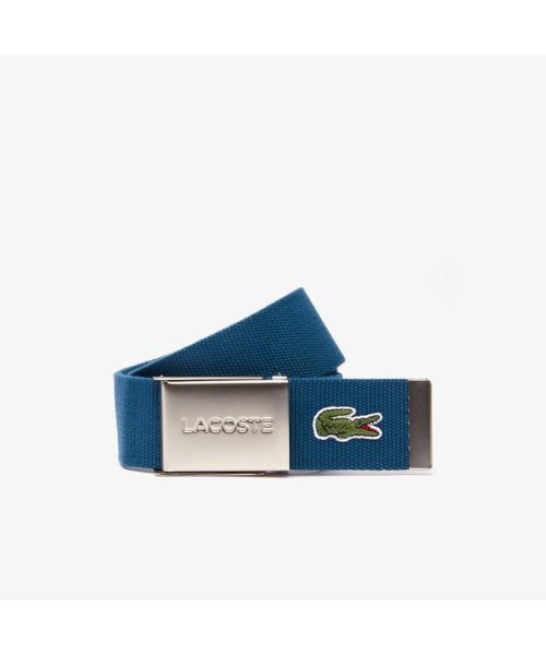 LACOSTE Mens(ラコステ　メンズ)/『Made in France』 L.12.12 布ベルト/ブルー