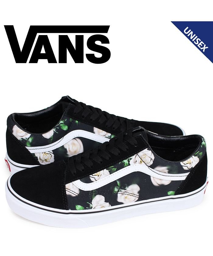 Vans ヴァンズ オールドスクール スニーカー メンズ レディース バンズ Old Skool Romantic Floral ブラック 黒 Vn0a38g1 503004305 ヴァンズ Vans Magaseek