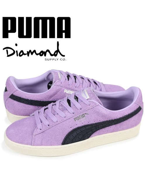 プーマ Puma スエード スニーカー メンズ ダイヤモンドサプライ Suede Diamond コラボ 02 パープル プーマ Puma Magaseek