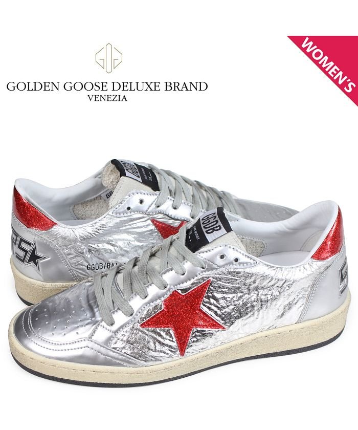 ゴールデングース Golden Goose スニーカー レディース ボールスター Ball Star シルバー G33ws592 H2 ゴールデングース Goldengoose Magaseek