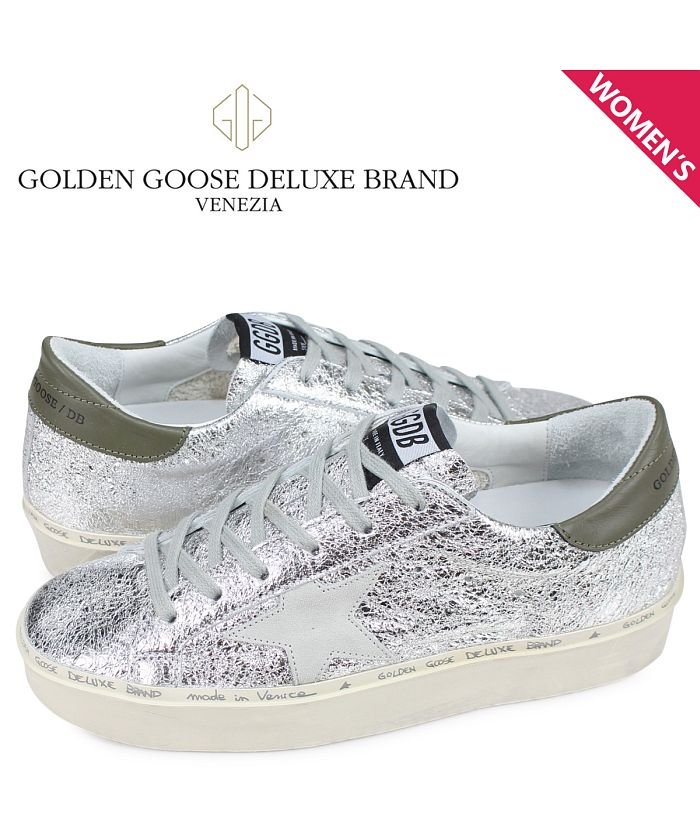 ＜マガシーク＞ スニークオンラインショップ ゴールデングース Golden Goose スニーカー ハイ スター レディース 厚底 SNEAKERS HI STAR シルバー G34WS945 B5 レディース その他 EU38-24.5-25.0 SNEAK ONLINE SHOP】