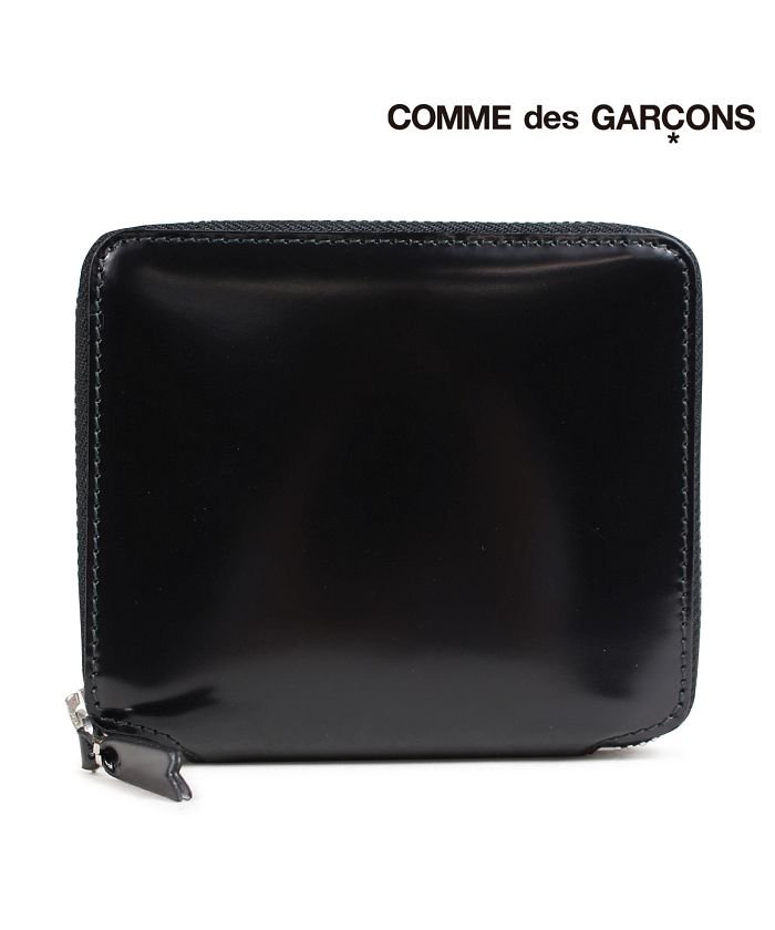 コムデギャルソン Comme Des Garcons 財布 二つ折り メンズ レディース ラウンドファスナー ブラック 黒 Sa2100mi コムデギャルソン Commedesgarcons Magaseek