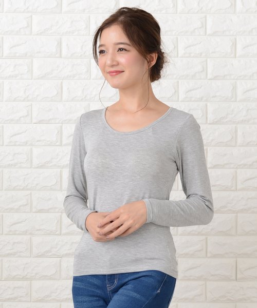 セール カップ付き長袖tシャツトップスインナー レースレディース Lace Ladies Magaseek
