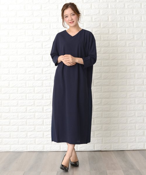 セール 10 Off 七分袖ロング丈後ろプリーツワンピース ドレス レースレディース Lace Ladies Magaseek