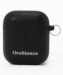 Orobianco（Smartphonecase）(オロビアンコ（スマホケース）)/シュリンク PU Leather AirPods Case/BLACK