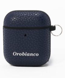 Orobianco（Smartphonecase）(オロビアンコ（スマホケース）)/シュリンク PU Leather AirPods Case/NAVY