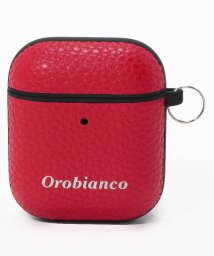 Orobianco（Smartphonecase）(オロビアンコ（スマホケース）)/シュリンク PU Leather AirPods Case/RED