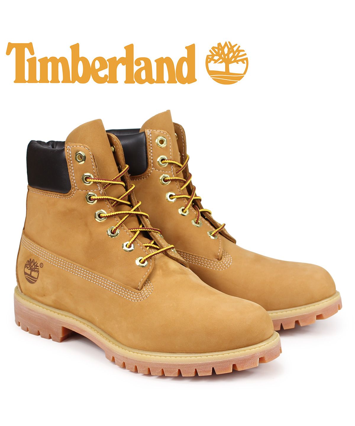 ティンバーランド Timberland ブーツ メンズ MENS 6－INCH PREMIUM WATERPROOF BOOTS 6インチ イエロー  10061