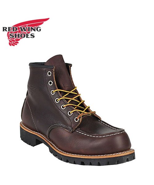 レッドウィング Red Wing ブーツ アイリッシュセッター ラフネック メンズ レディース Roughneck 6inch Boot Dワイズ ダーク ブラ レッドウィング Redwingshoes Magaseek