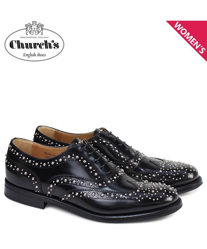 チャーチ Churchs 靴 レディース バーウッド シューズ ウイングチップ メット Burwood Met Polish Binder Calf 8746 チャーチ Churchs Magaseek