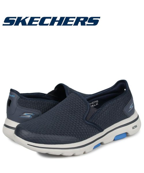 スケッチャーズ Skechers ゴーウォーク 5 スリッポン スニーカー メンズ Go Walk 5 Apprize ネイビー スケッチャーズ Skechers Magaseek