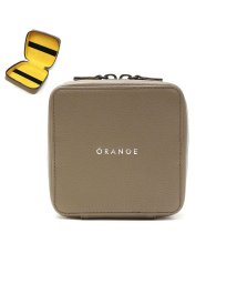 ORANGE(オレンジ)/オレンジ ガジェットポーチ ガジェットケース ORANGE ポーチ 本革 レザー THE POD mini ザ ポッド ミニ 小さめ トラベルポーチ/オーク