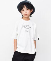 GLORIES LINE(グローリーズ ライン)/切替ビッグTシャツ/オフホワイト