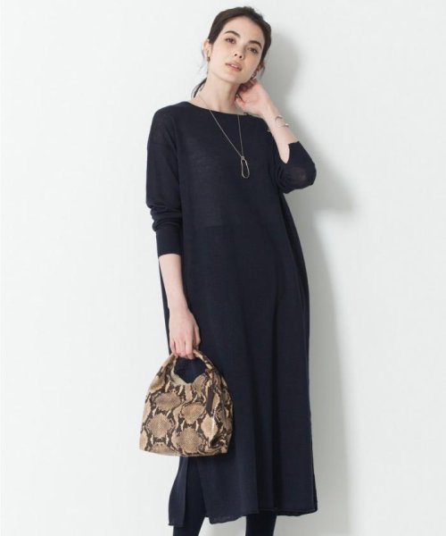 マガジン掲載 フレンチフラックス ニットワンピース 番号f58 23区 Nijyusanku Magaseek