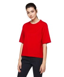 BENETTON (women)(ベネトン（レディース）)/ヘビーコットンオーバーサイズTシャツ・カットソー/レッド