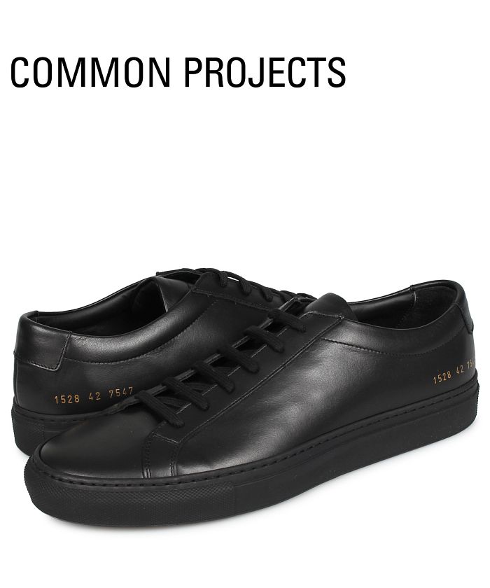 コモンプロジェクト Common Projects アキレス ロー スニーカー メンズ ACHILLES LOW ブラック 黒 1528－7547