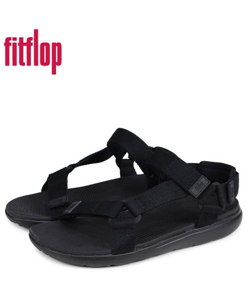 セール Fitflop フィットフロップ サンダル スポーツサンダル ブリース メンズ Brees ブラック 黒 V91 フィットフロップ Fitflop Magaseek