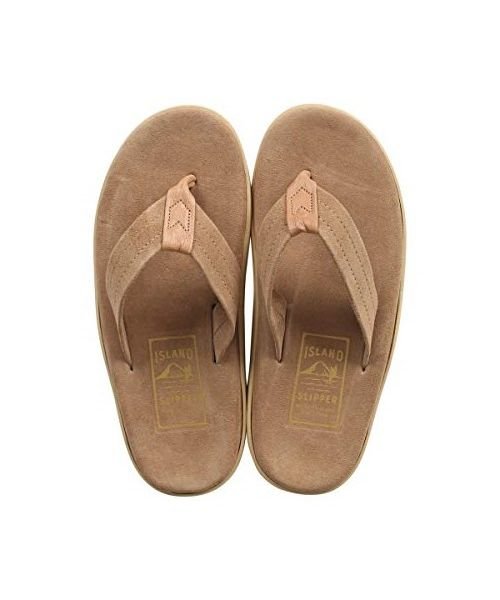 ISLAND SLIPPER(アイランドスリッパ)/アイランドスリッパ ISLAND SLIPPER サンダル トングサンダル メンズ レディース スエード ULTIMATE SUEDE PT203SL/ベージュ