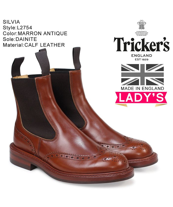 トリッカーズ Trickers レディース サイドゴアブーツ SILVIA L2754 4