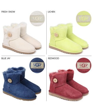 UGG/UGG アグ ムートンブーツ ベイリーボタン ミニ レディース WOMENS MINI BAILEY BUTTON 3352 シープスキン/503018129