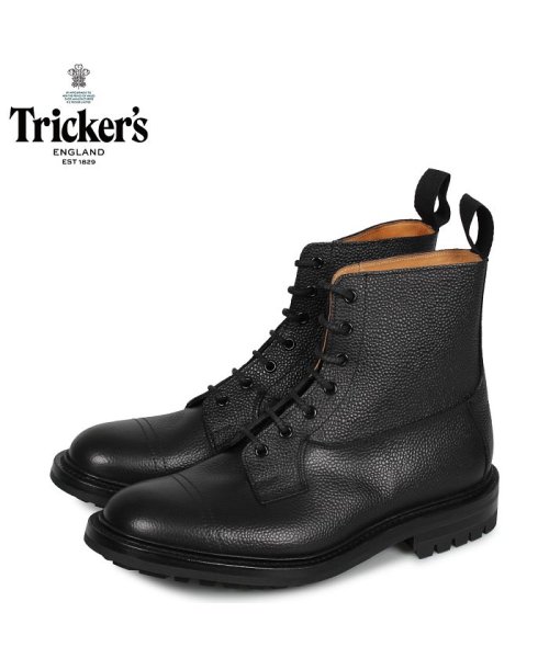 トリッカーズ Trickers カントリーブーツ Grassmere 5ワイズ メンズ ブラック 黒 65 トリッカーズ Tricker S Magaseek